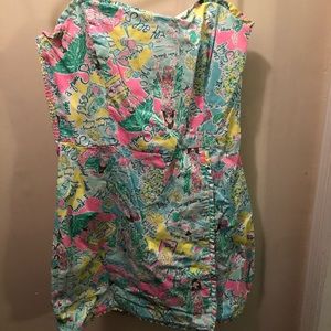 Lilly Pulitzer Jesse Romper In the Beginning sz 2